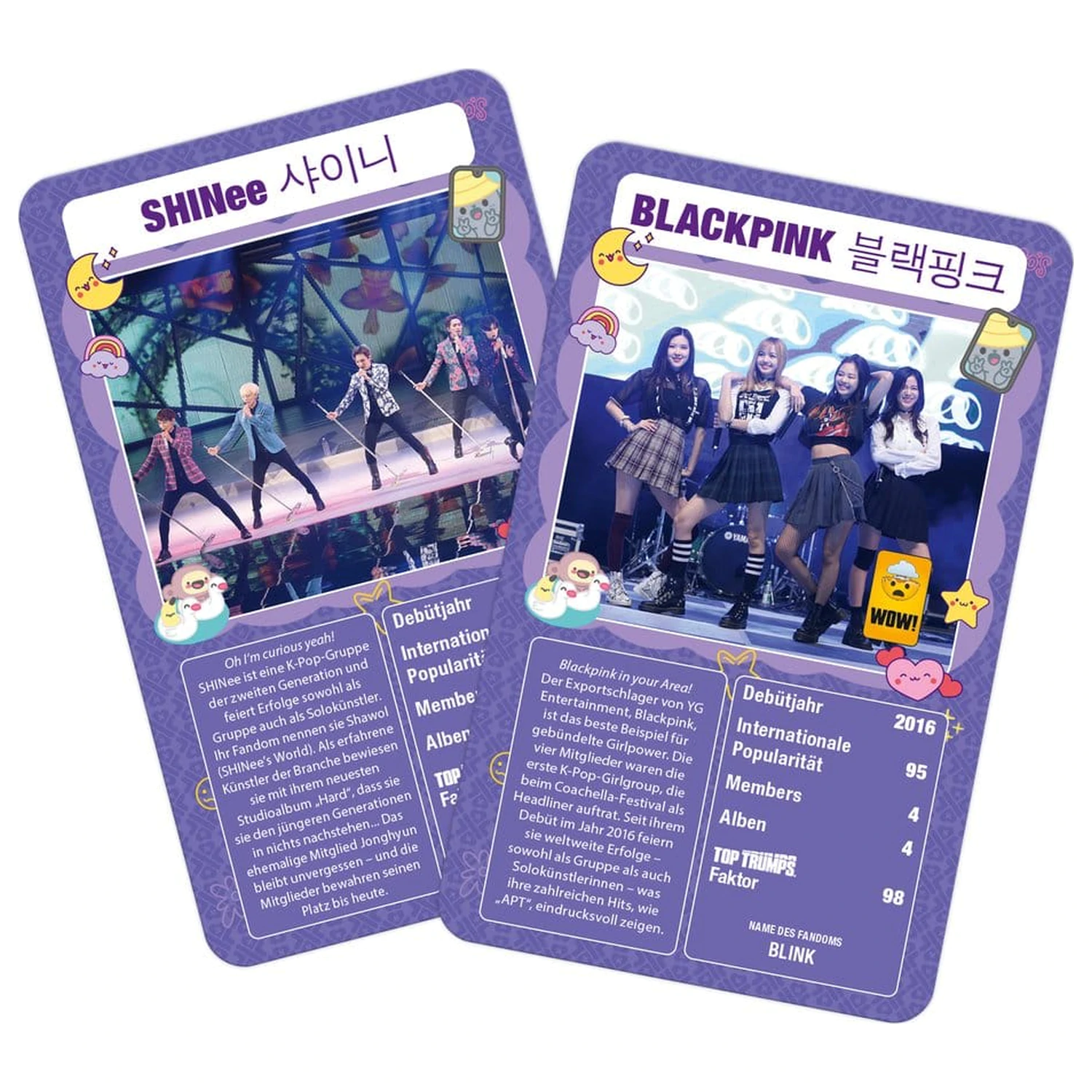 K-Pop kartaška igra Top Trumps *njemačka verzija* fotografija proizvoda