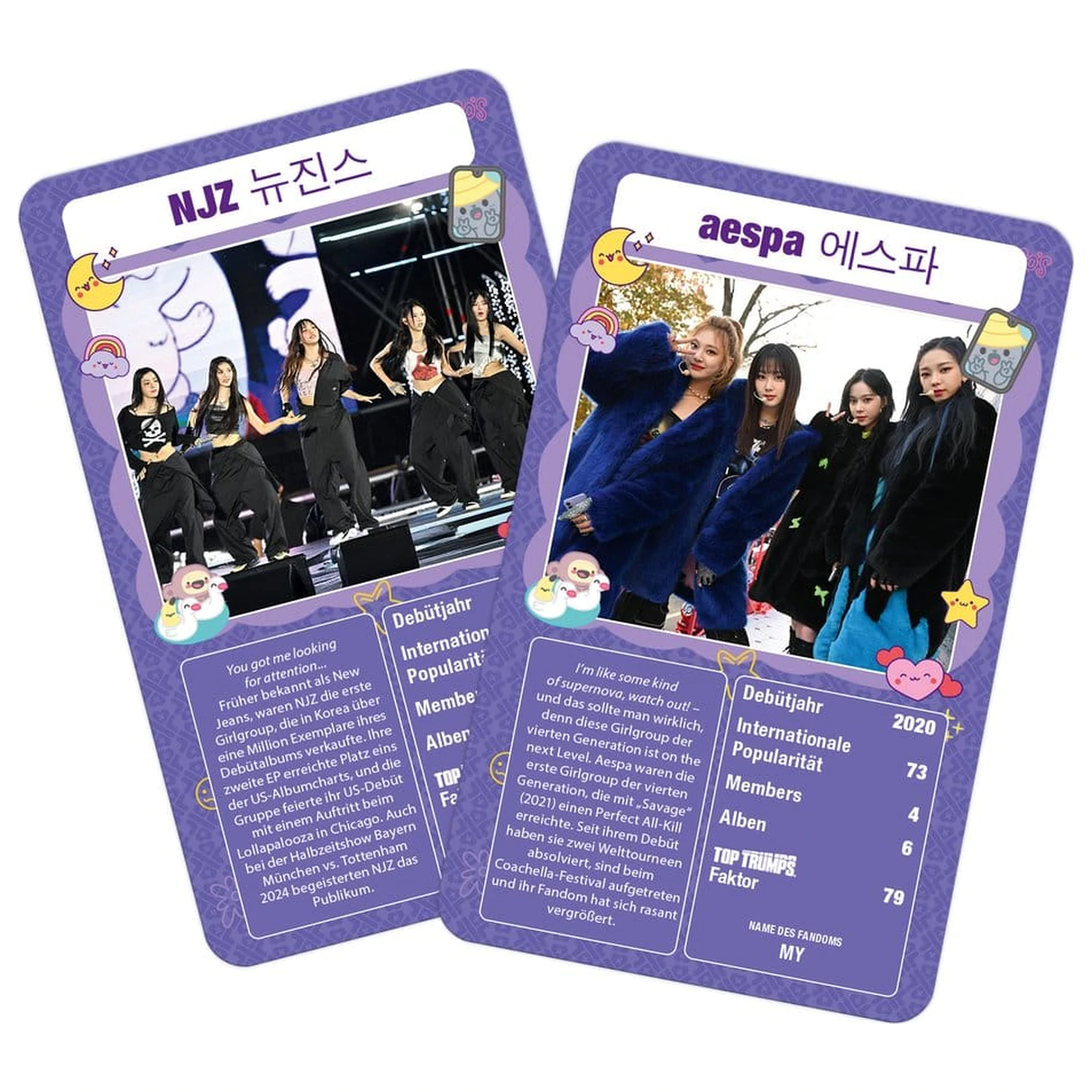 K-Pop kartaška igra Top Trumps *njemačka verzija* fotografija proizvoda