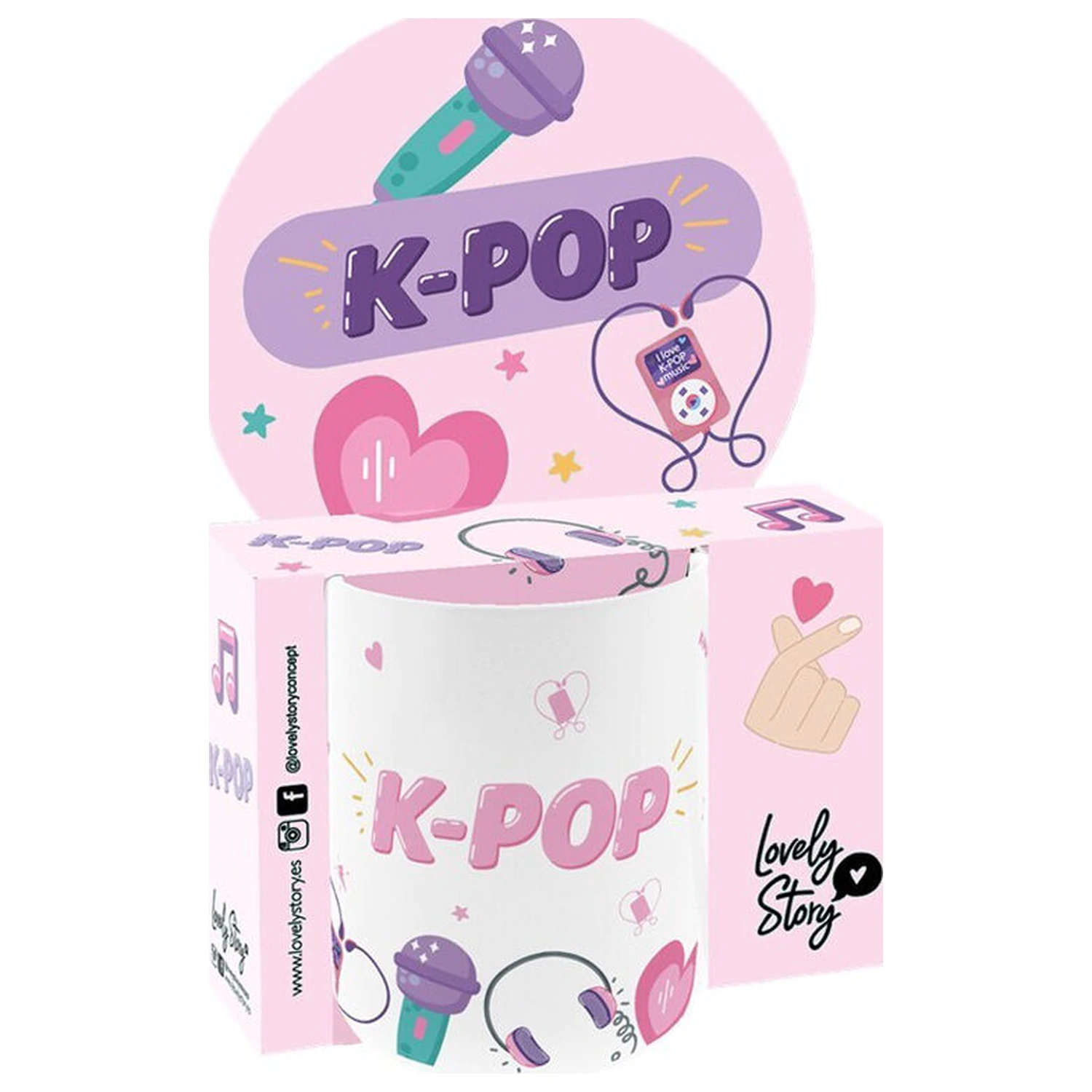 K-Pop Vibes šalica 330 ml fotografija proizvoda