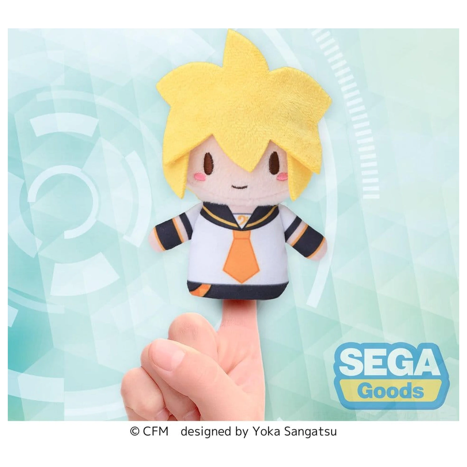 Kagamine Rin & Len Fuwa Petit Plišana Figura Kagamine Len Prst Maskota 10 cm fotografija proizvoda