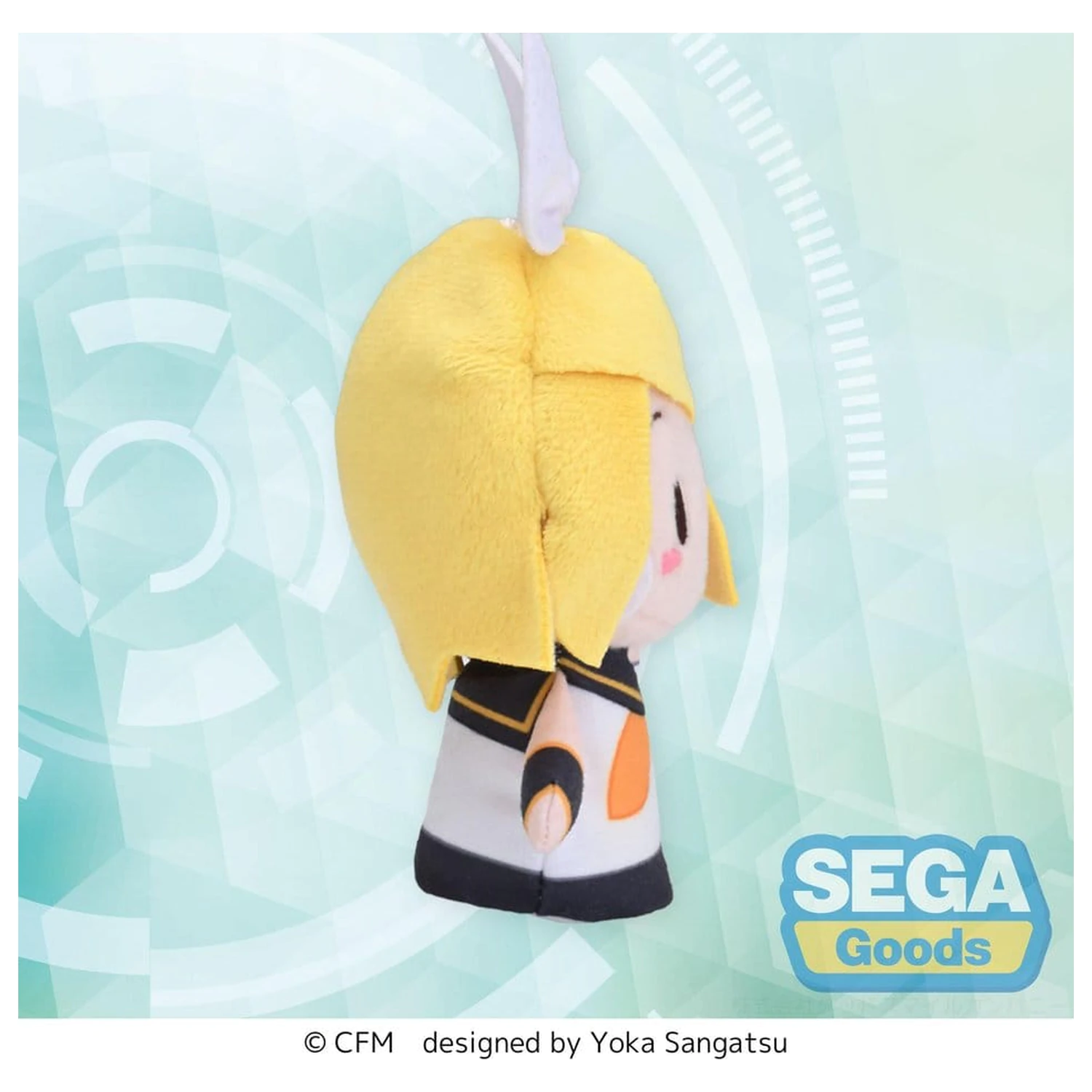 Kagamine Rin & Len Fuwa Petit Plišana igračka Kagamine Rin Maskota za prst 10 cm fotografija proizvoda