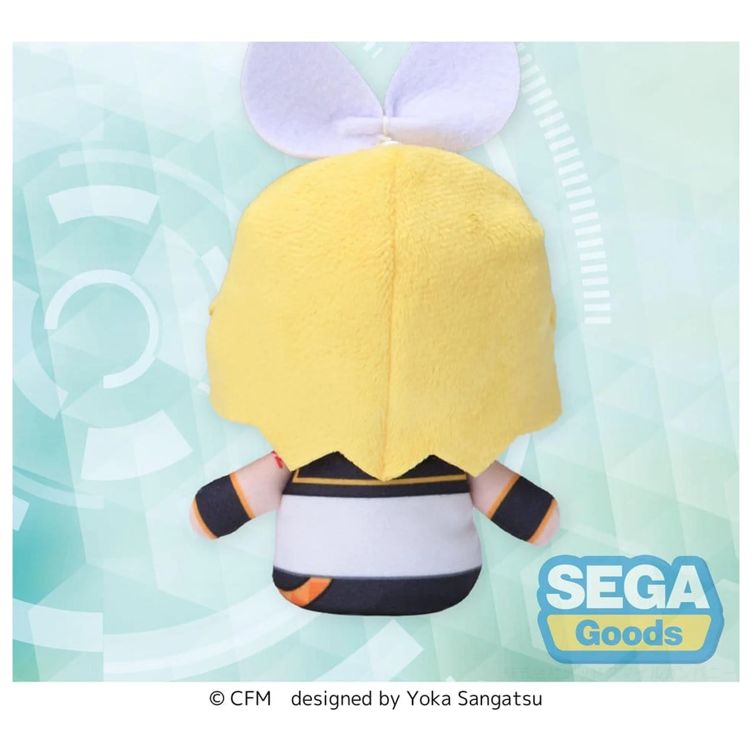 Kagamine Rin & Len Fuwa Petit Plišana igračka Kagamine Rin Maskota za prst 10 cm fotografija proizvoda