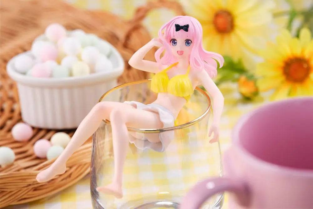 Kaguya-sama: Love is War PVC Statue Ultra Romantic Aqua Float Girls Figure Chika Fujiwara PVC Kip fotografija proizvoda