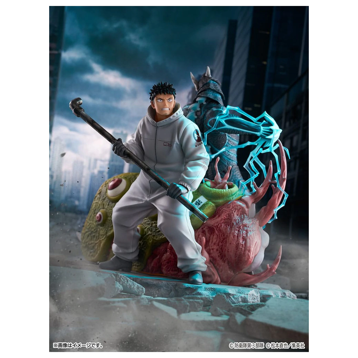 Kaiju No.8 SHIBUYA SCRAMBLE FIGURE PVC Statua 1/7 Kaiju No.8 & Kafka Hibino 29 cm fotografija proizvoda