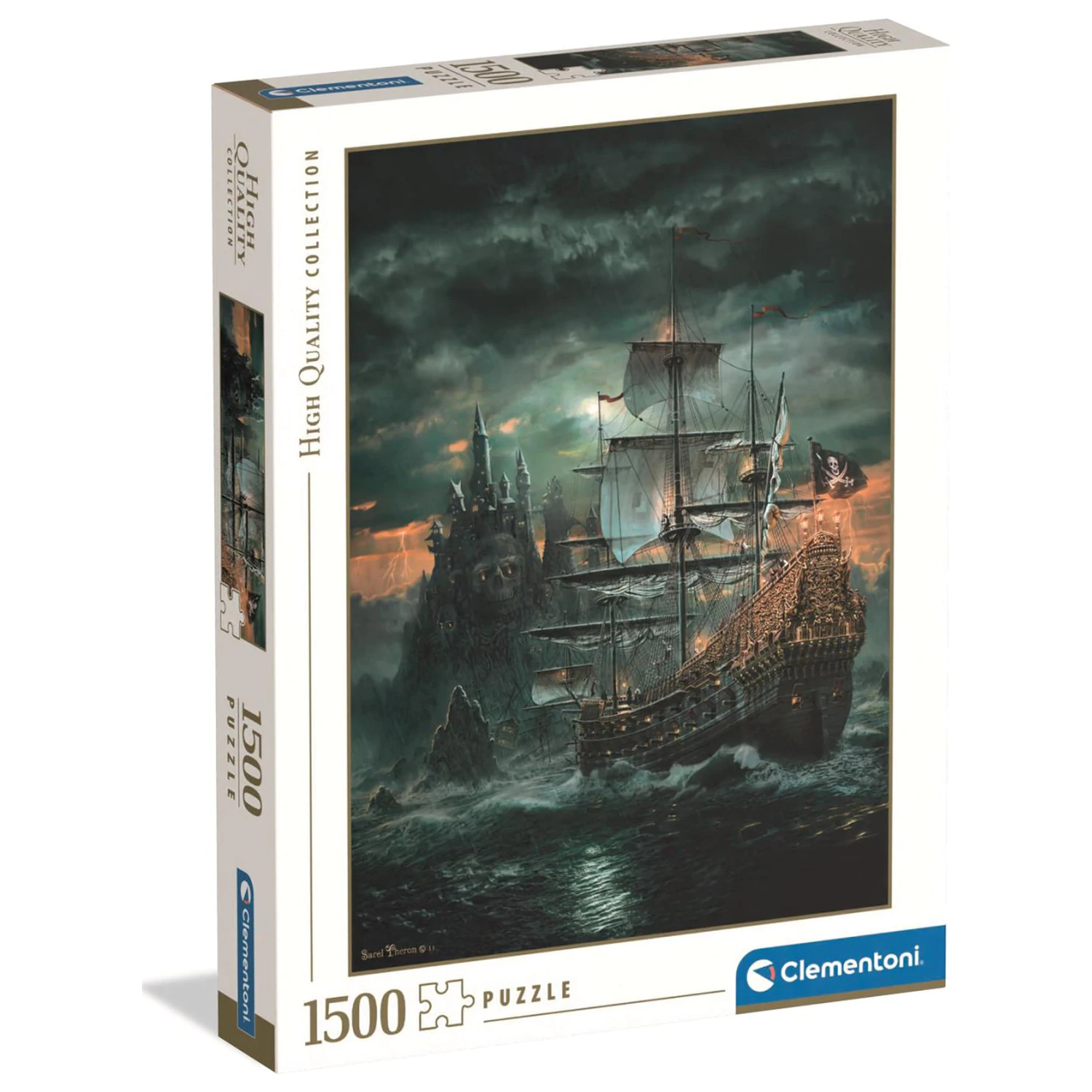 Pirate Ship Haunted Seas puzzle od 1500 komada fotografija proizvoda