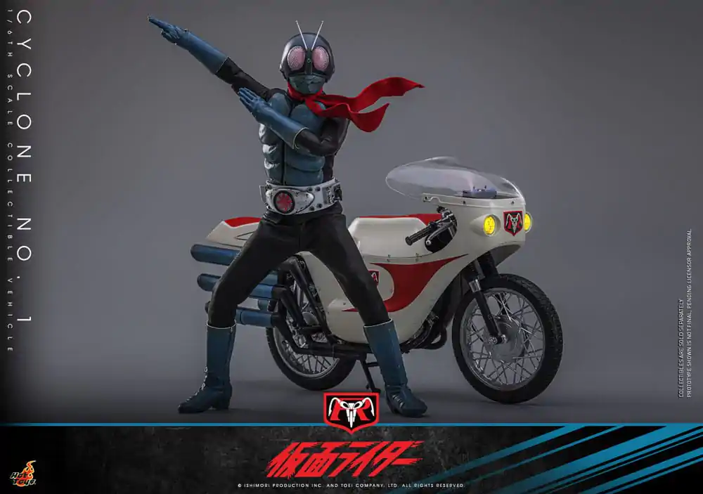 Kamen Rider 1/6 Ciklona br. 1 19 cm fotografija proizvoda