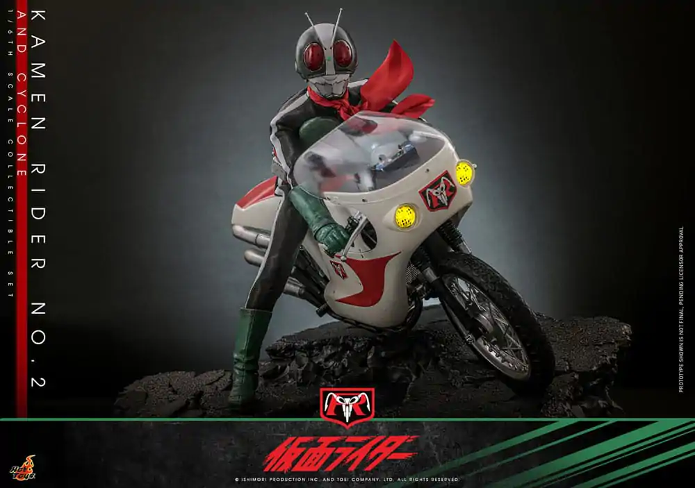 Kamen Rider 1/6 Kamen Rider No. 2 i Cylone 30 cm fotografija proizvoda