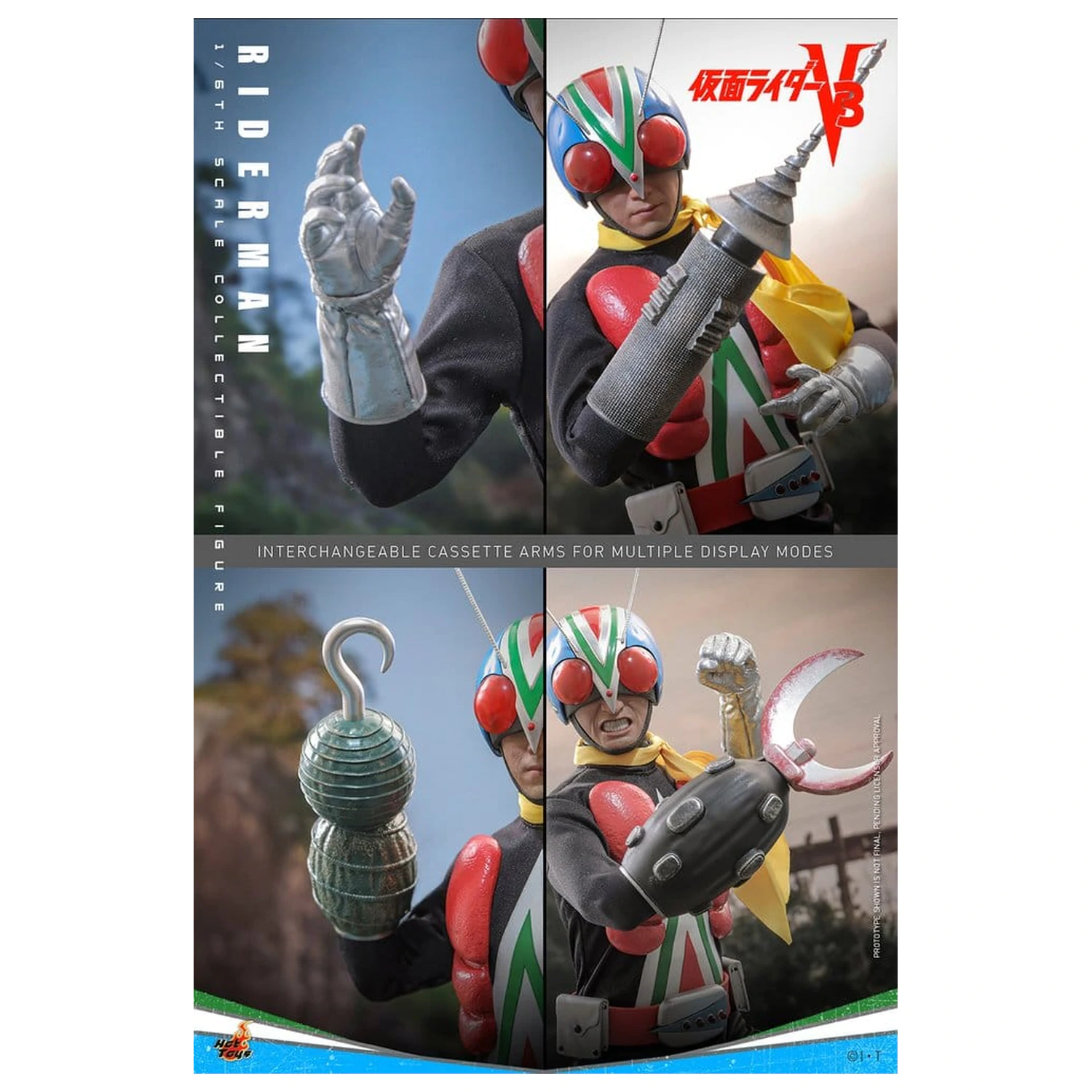 Kamen Rider akcija figura 1/6 Riderman 30 cm fotografija proizvoda