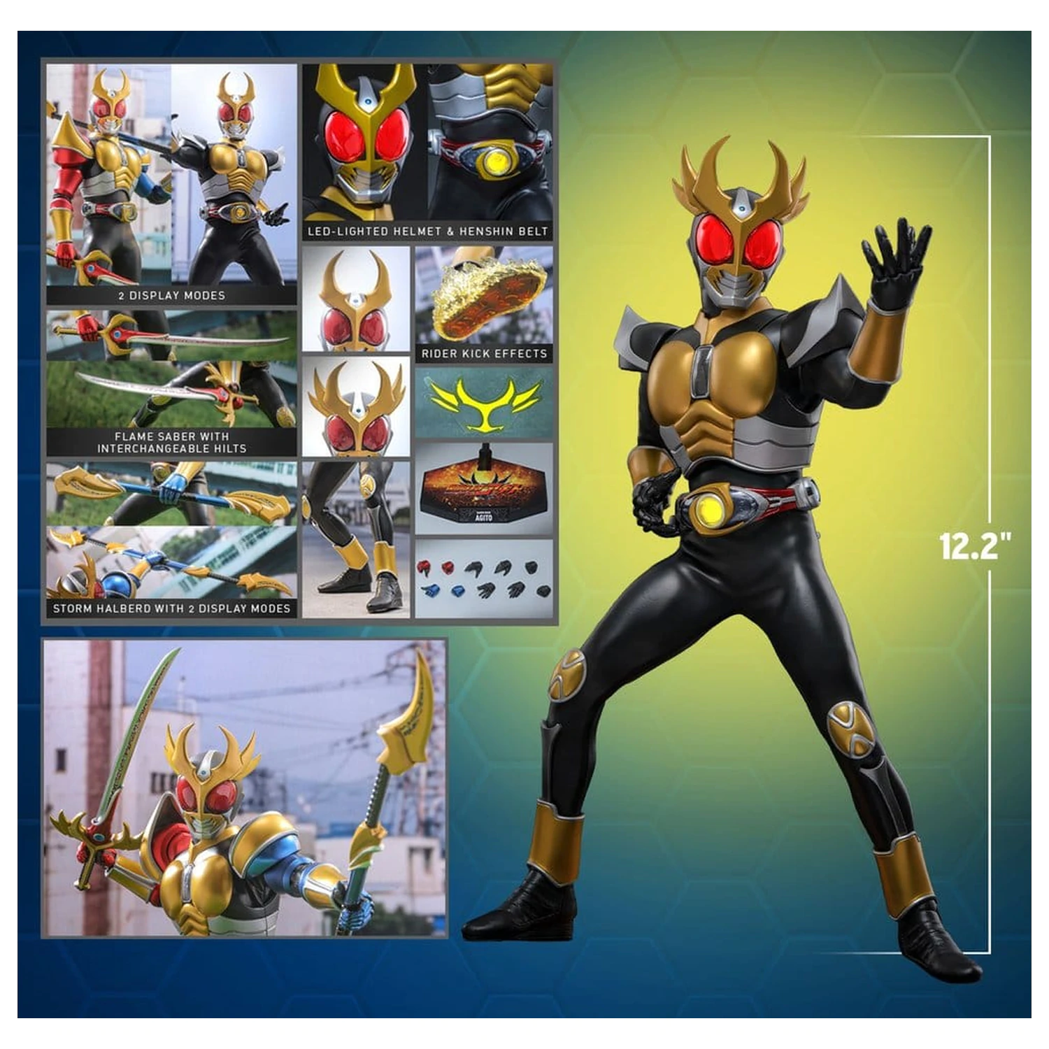 Kamen Rider akcijska figura 1/6 Agito 31 cm fotografija proizvoda