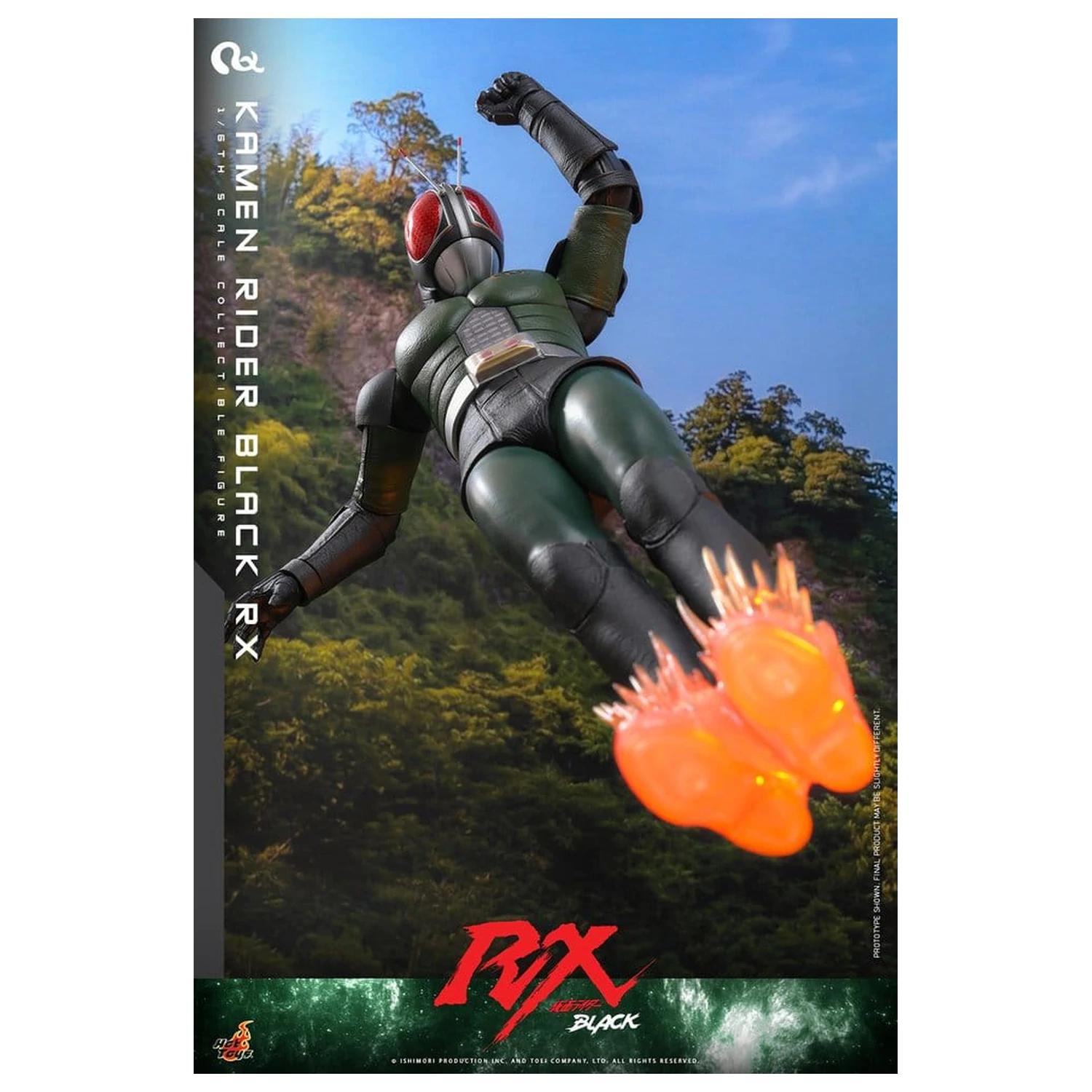 Kamen Rider Black RX akcijska figura 1/6 Kamen Rider Black RX 31 cm fotografija proizvoda
