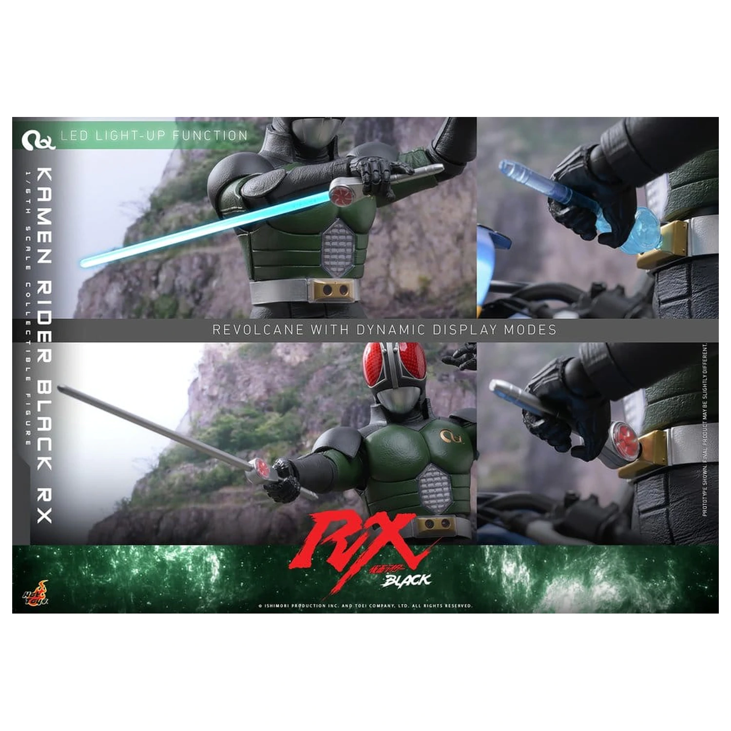 Kamen Rider Black RX akcijska figura 1/6 Kamen Rider Black RX 31 cm fotografija proizvoda