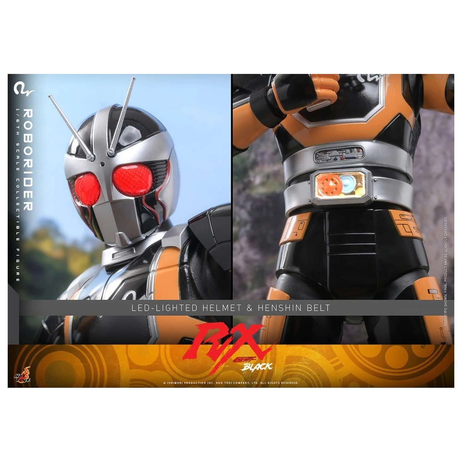Kamen Rider Black RX akcijska figura 1/6 RoboRider 31 cm fotografija proizvoda