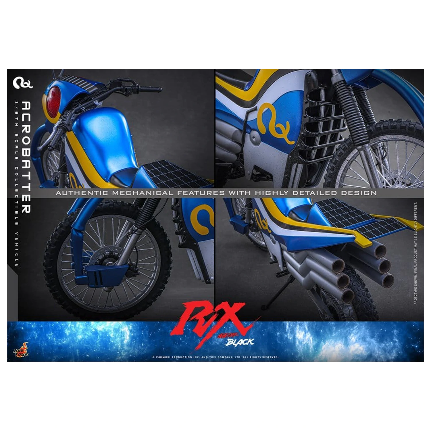 Kamen Rider Black RX Vozilo 1/6 Acrobatter 38 cm fotografija proizvoda