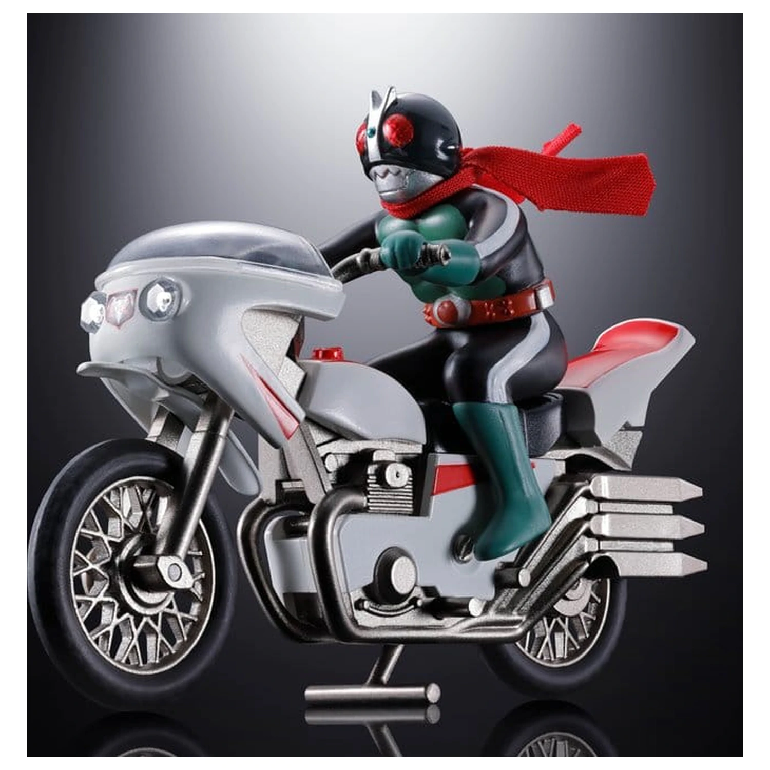 Kamen Rider Chogokin Diecast akcijska figura Cyclone (Masked Rider 2) 9 cm fotografija proizvoda