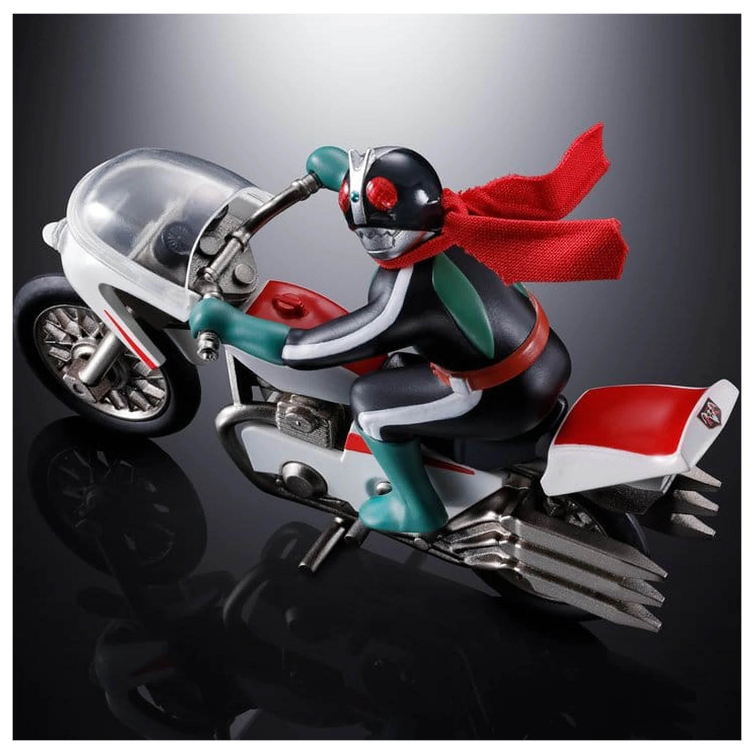 Kamen Rider Chogokin Diecast akcijska figura Cyclone (Masked Rider 2) 9 cm fotografija proizvoda