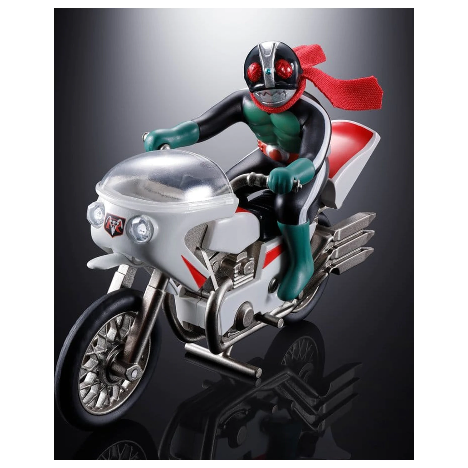 Kamen Rider Chogokin Diecast akcijska figura Cyclone (Masked Rider 2) 9 cm fotografija proizvoda
