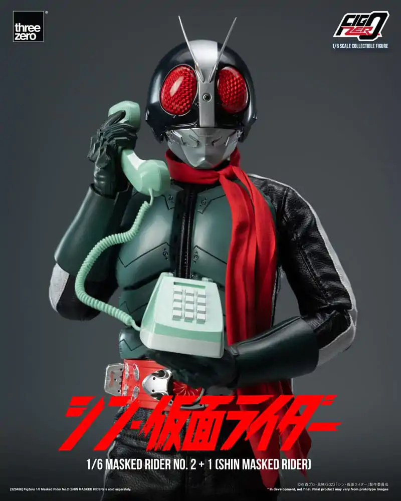 Kamen Rider FigZero akcijska figura 1/6 Masked Rider No.2+1 (Shin Masked Rider) 32 cm fotografija proizvoda