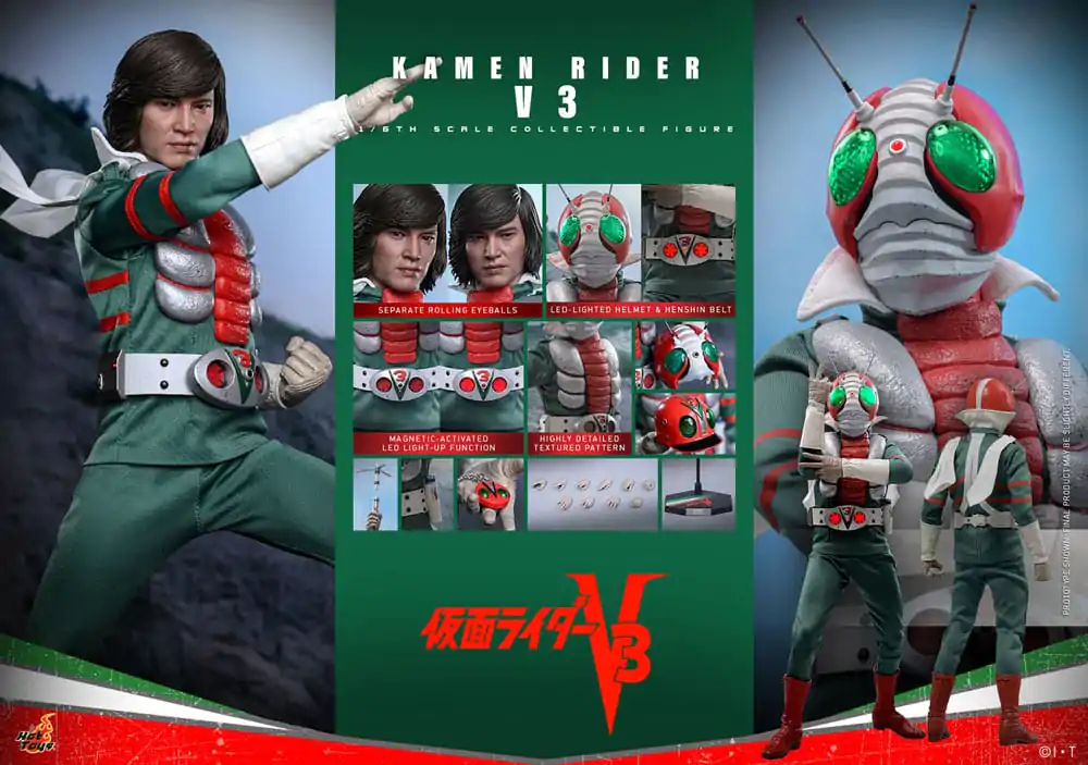 Kamen Rider V3 1/6 Kamen Rider V3 akcijska figura 30 cm fotografija proizvoda