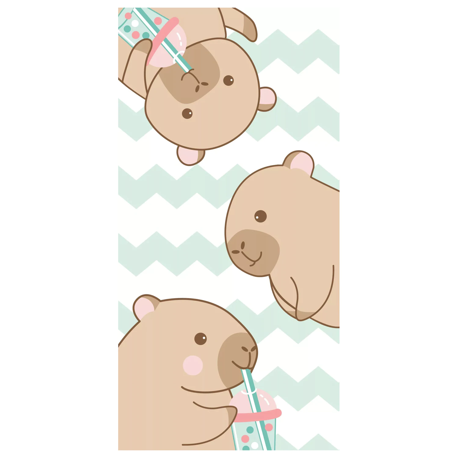 Capybara Bubble ručnik 70x140cm fotografija proizvoda