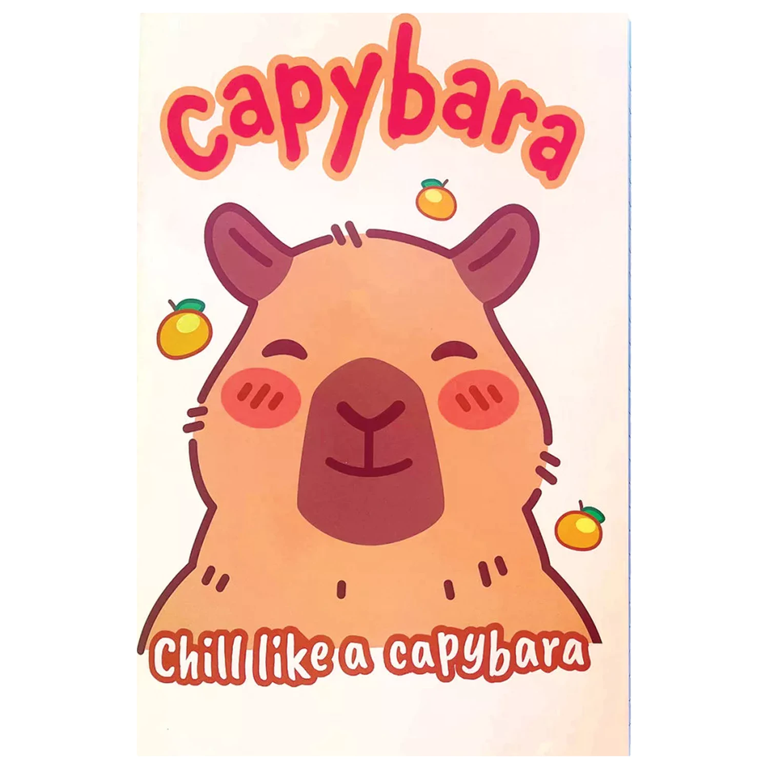 Capybara Chill B/5 bilježnica s crtama, 40 stranica fotografija proizvoda