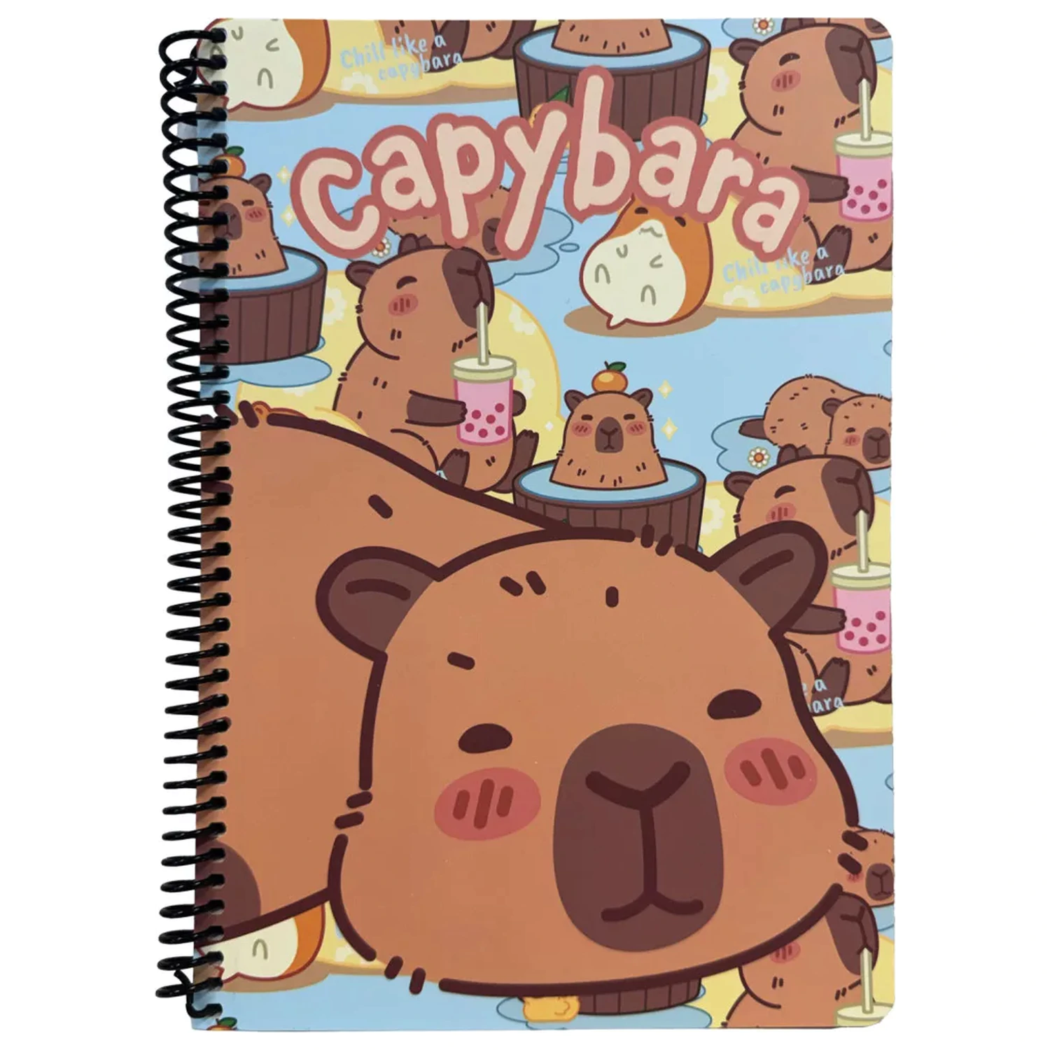 Capybara Chill B/5 Lined Spiralni Notes 70 listova fotografija proizvoda