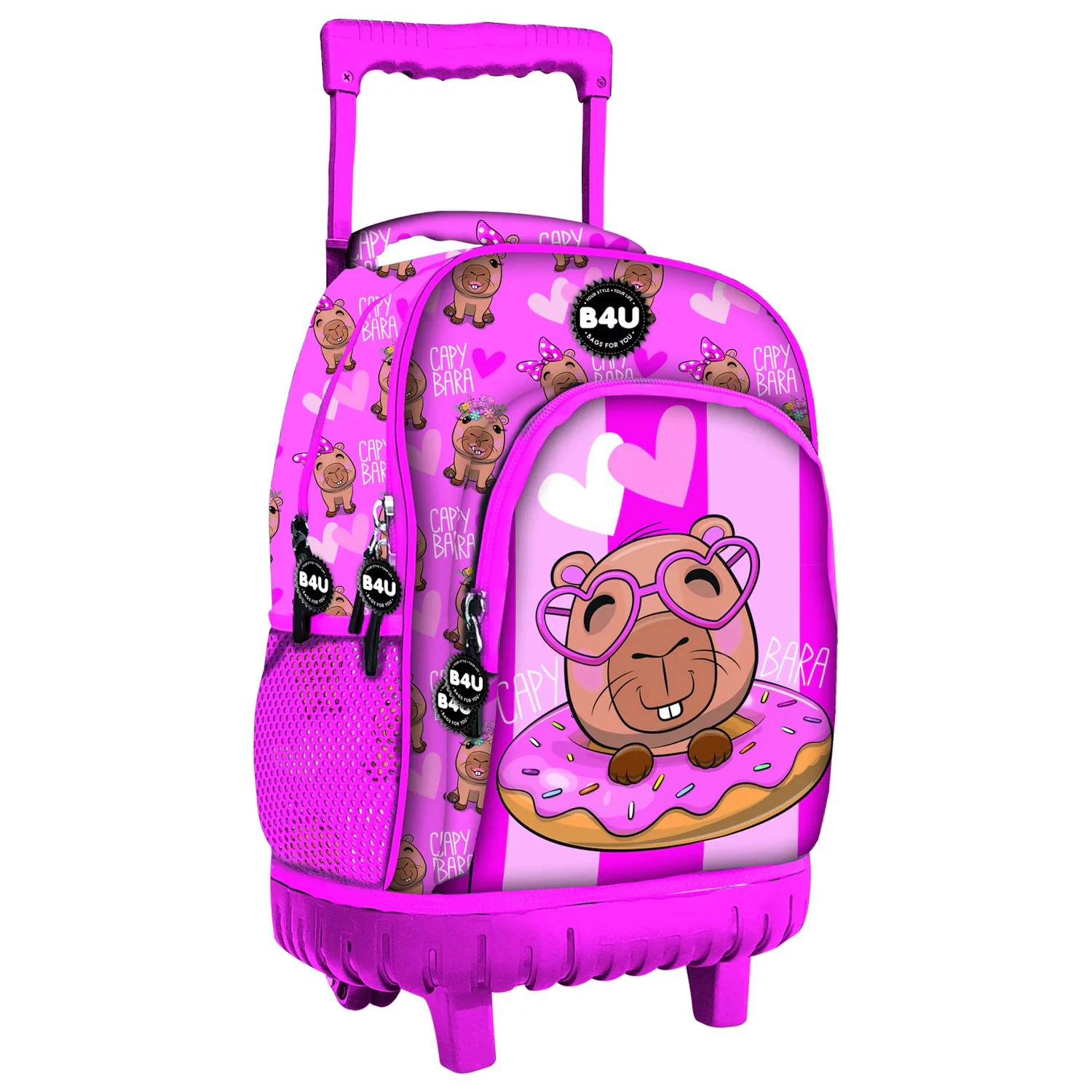 Capybara Donut Premium Rolling školska torba, torba 44 cm fotografija proizvoda