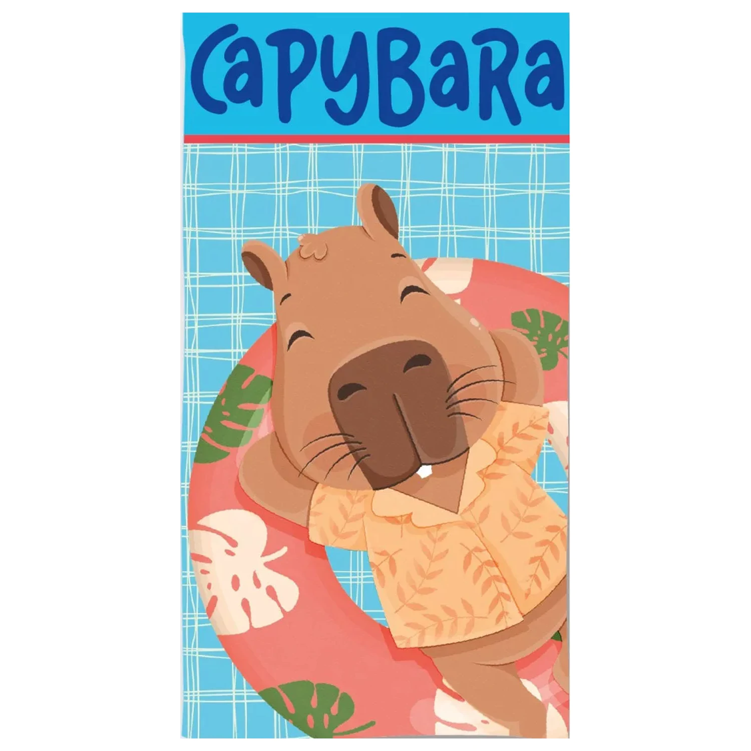 Capybara Float Zabavni Ručnik 70x140cm fotografija proizvoda