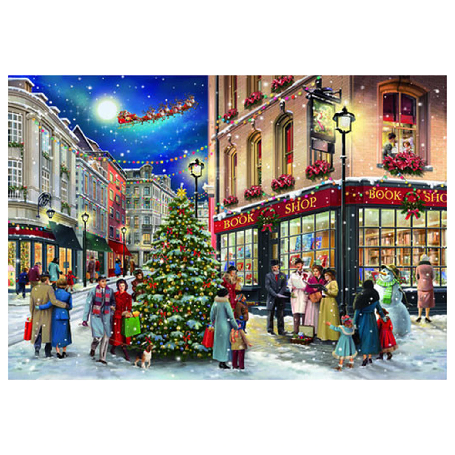 Christmas Classic Stroll puzzle od 1000 dijelova fotografija proizvoda