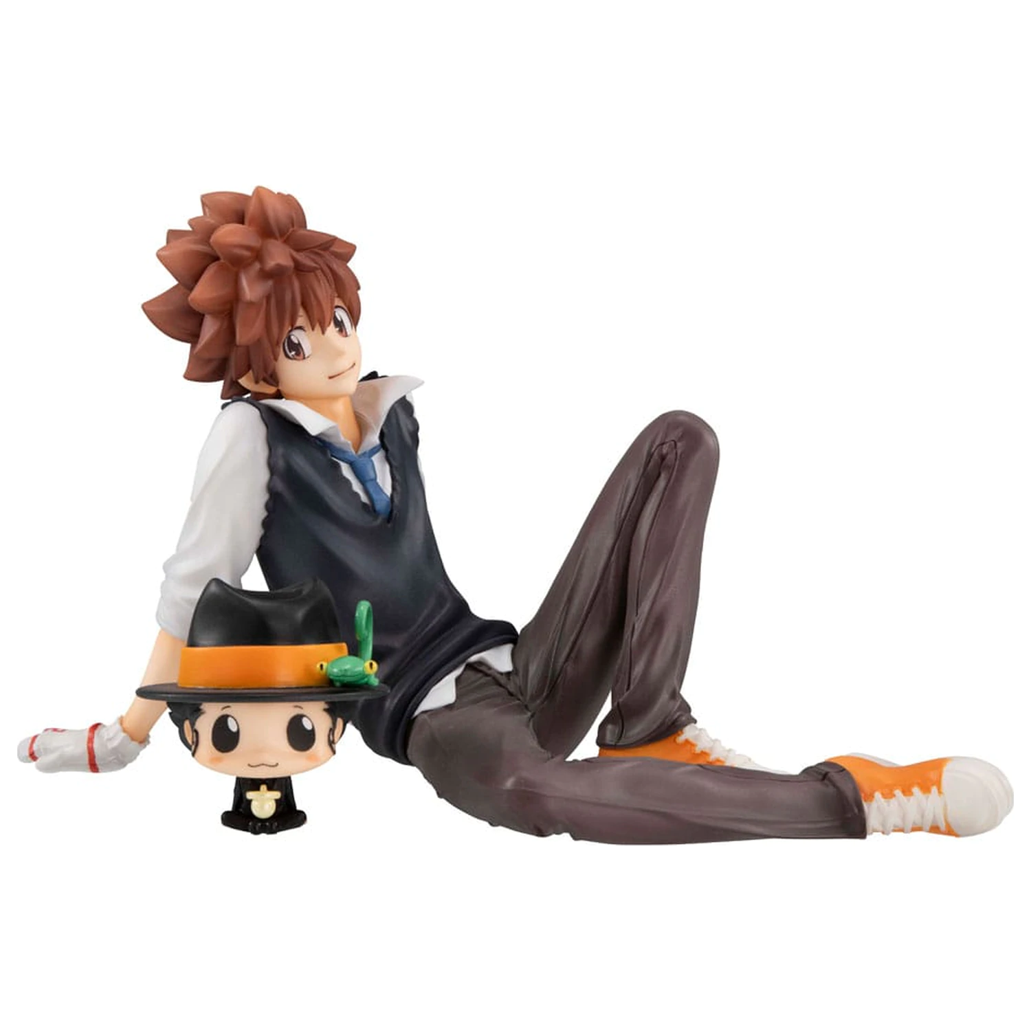 Katekyo Hitman Reborn! G.E.M. Series PVC kipić Tsuna & Reborn Palm Size 9 cm fotografija proizvoda