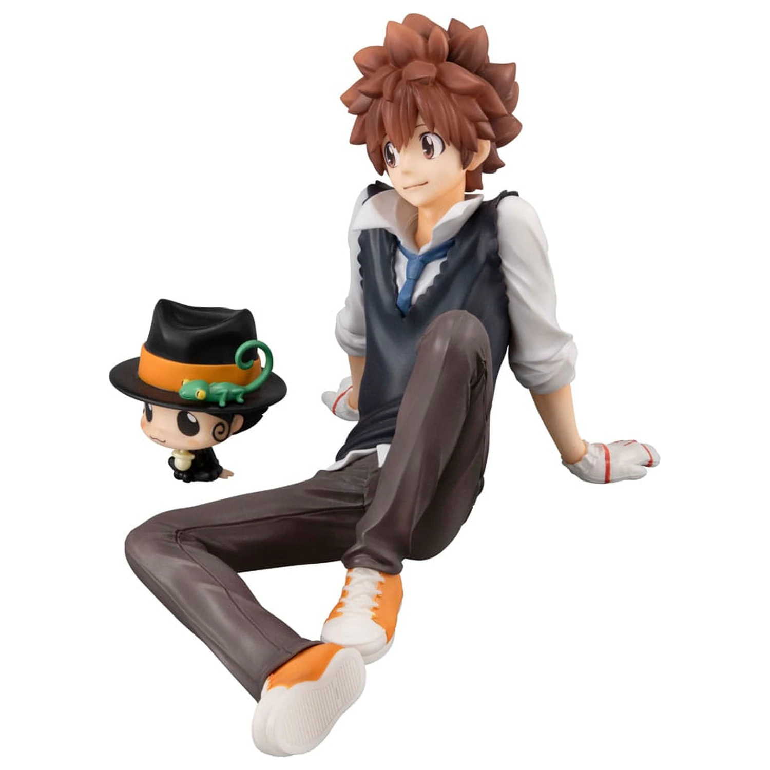 Katekyo Hitman Reborn! G.E.M. Series PVC kipić Tsuna & Reborn Palm Size 9 cm fotografija proizvoda