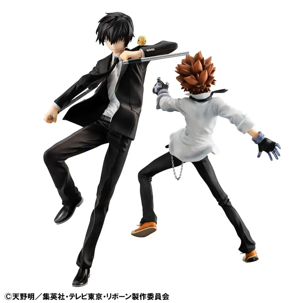 Katekyo Hitman Reborn! G.E.M. Series PVC Statua Tsunayoshi Sawada & Kyoya Hibari & Reborn Set 21 cm fotografija proizvoda