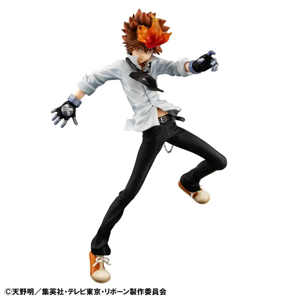 Katekyo Hitman Reborn! G.E.M. Series PVC Statua Tsunayoshi Sawada & Kyoya Hibari & Reborn Set 21 cm fotografija proizvoda