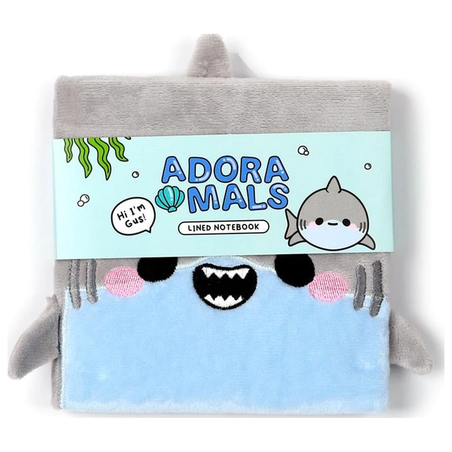 Kawaii Adoramals Shark Premium Fluffy Bilježnica fotografija proizvoda
