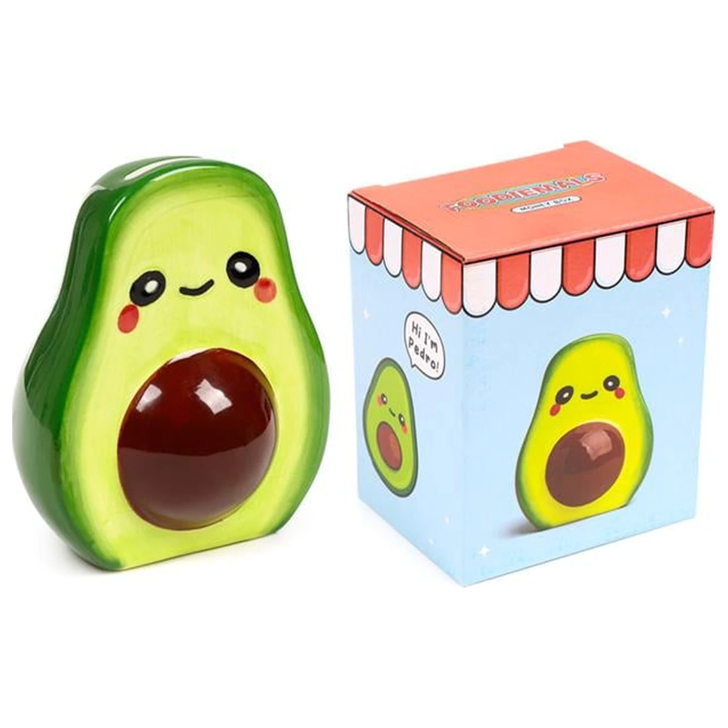 KAWAII Avocado kasica prasica 13cm fotografija proizvoda