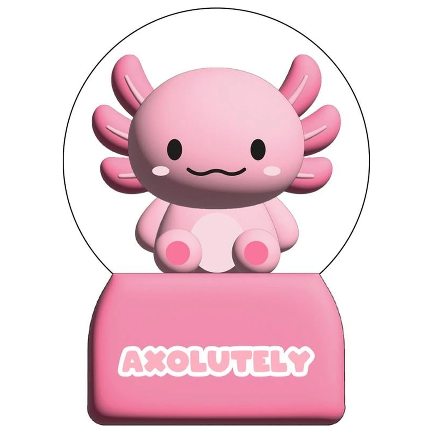 KAWAII Axolotly snježne kugle fotografija proizvoda