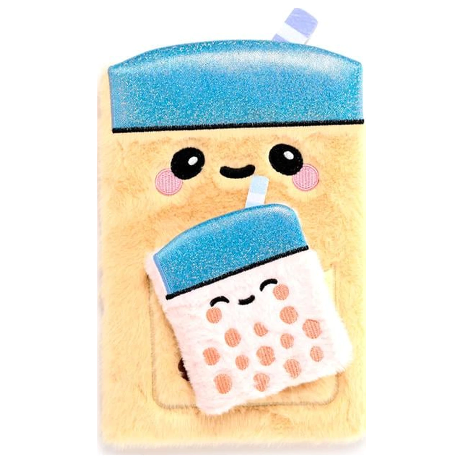 KAWAII Boba the Bubble Tea Premium Fluffy Bilježnica + 1 Mini fotografija proizvoda