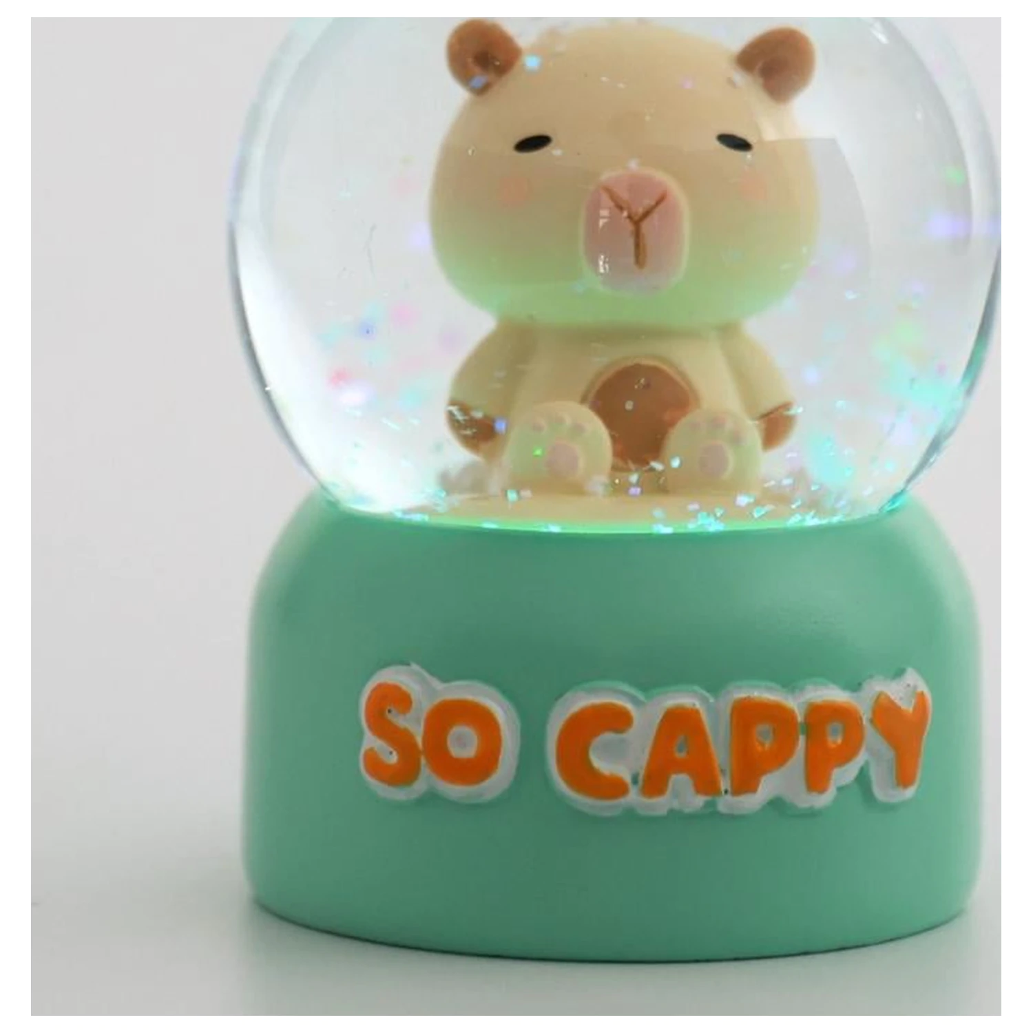 KAWAII Kapibara Snježne kugle fotografija proizvoda