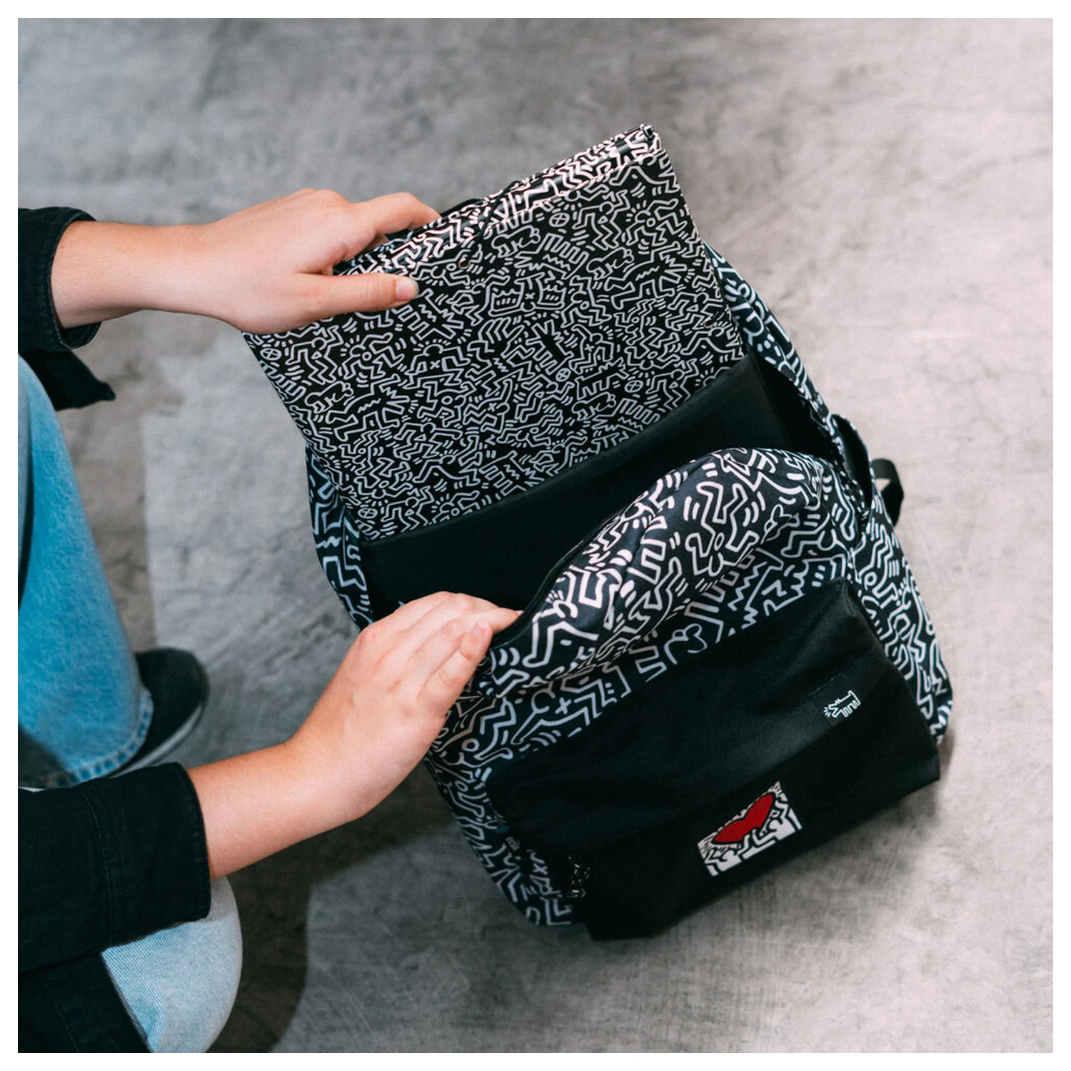 Keith Haring ruksak fotografija proizvoda