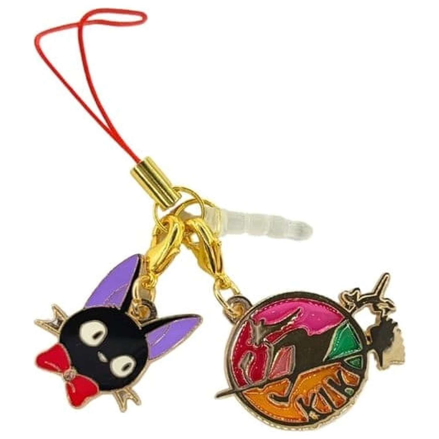 Kiki's Delivery Service privjesak za ključeve vitraž stil Jiji Gold fotografija proizvoda