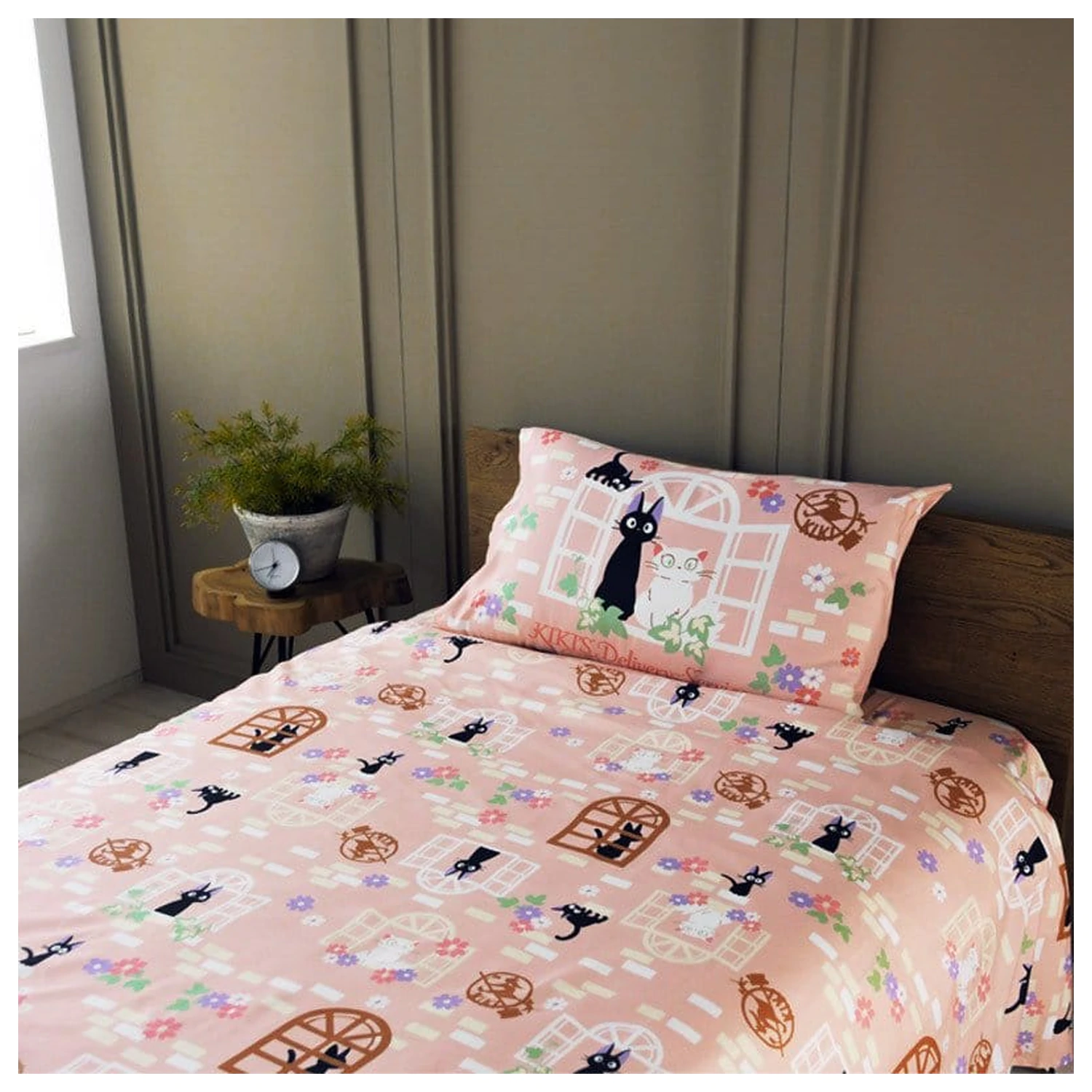 Kiki's Delivery Service Natsu Duvet Set Slatko roza Jiji fotografija proizvoda