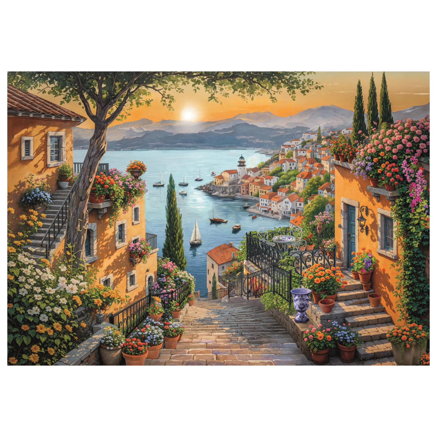 Harbor Steps slagalica od 1500 komada fotografija proizvoda