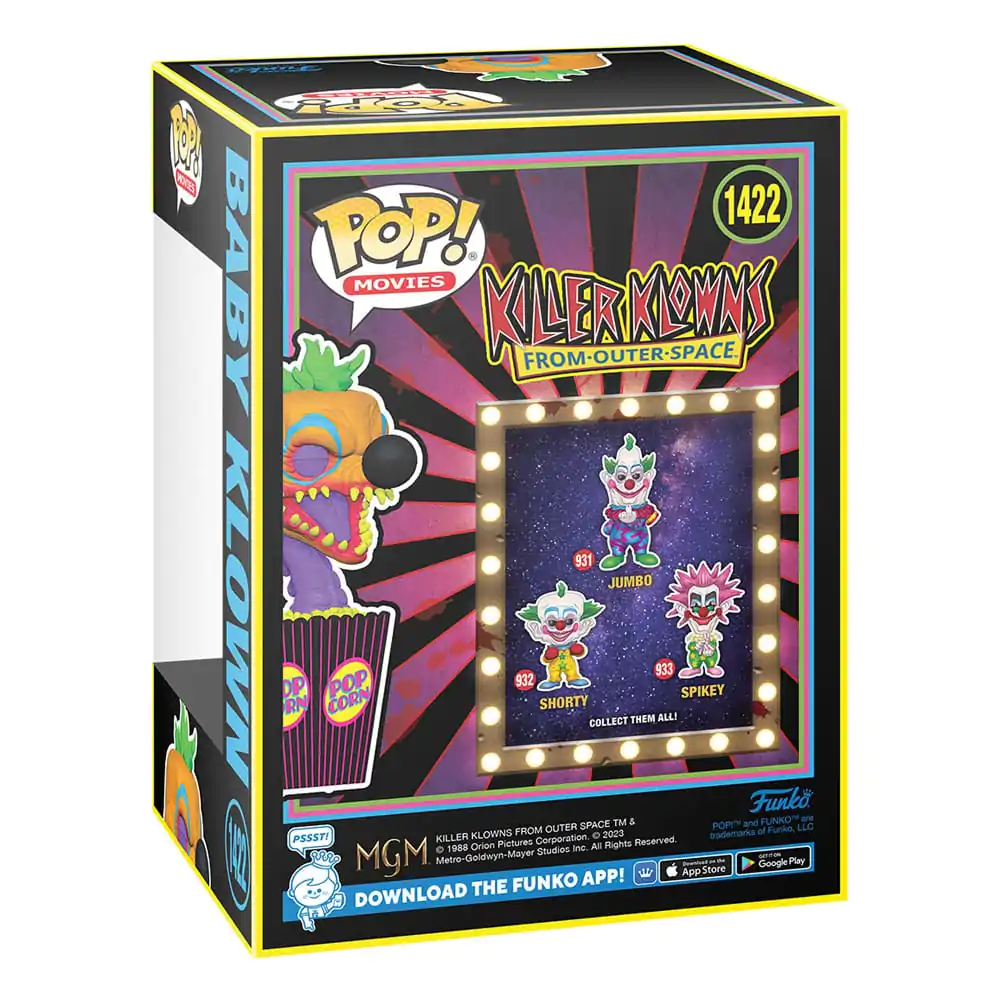 Killer Klowns from Outer Space Funko POP! Movies Vinilna Figura Baby Klown(BLKLT) Exclusive Edition 9 cm fotografija proizvoda