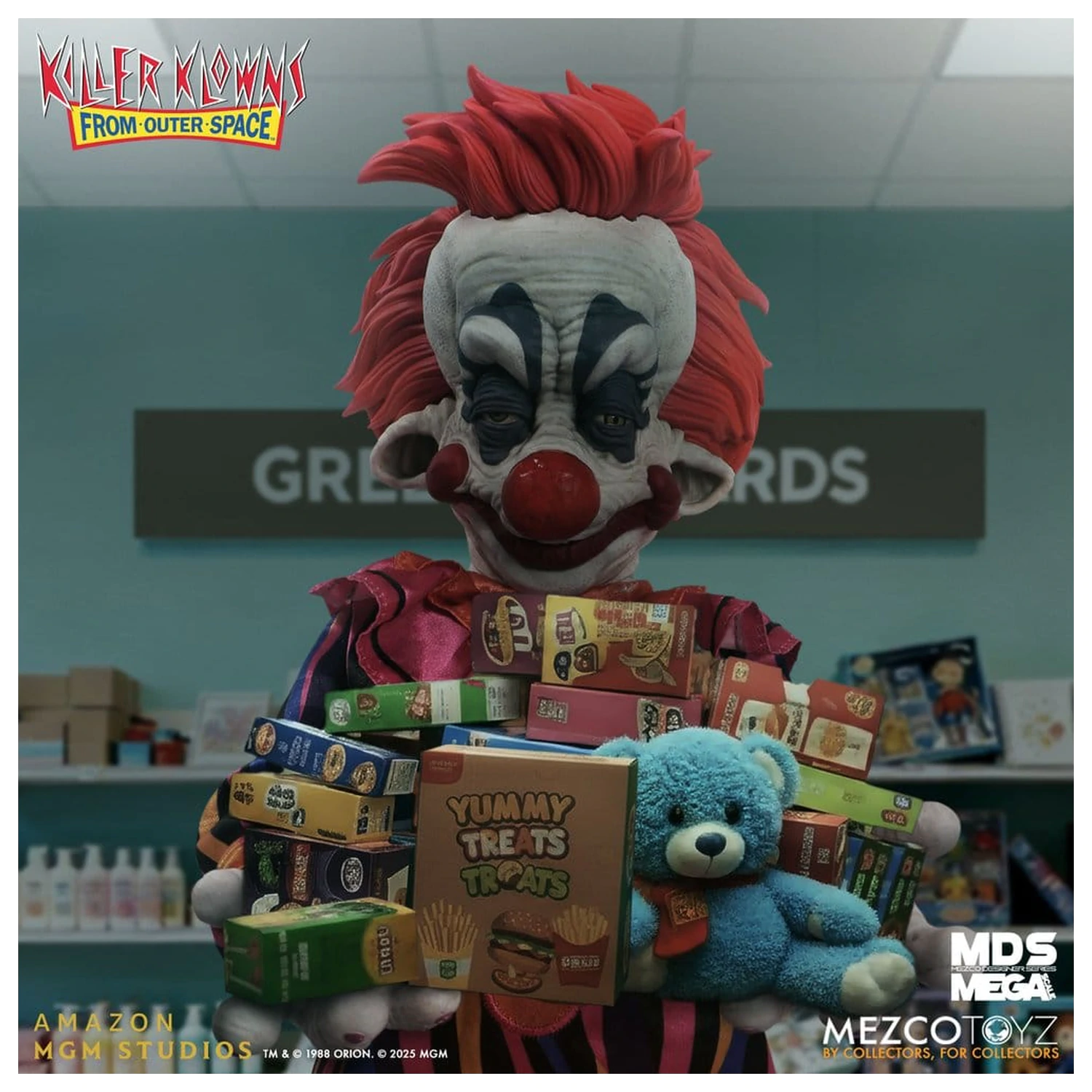 Killer Klowns from Outer Space MDS Mega Scale figura Rudy 38 cm fotografija proizvoda