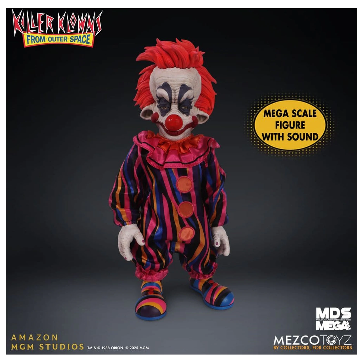 Killer Klowns from Outer Space MDS Mega Scale figura Rudy 38 cm fotografija proizvoda