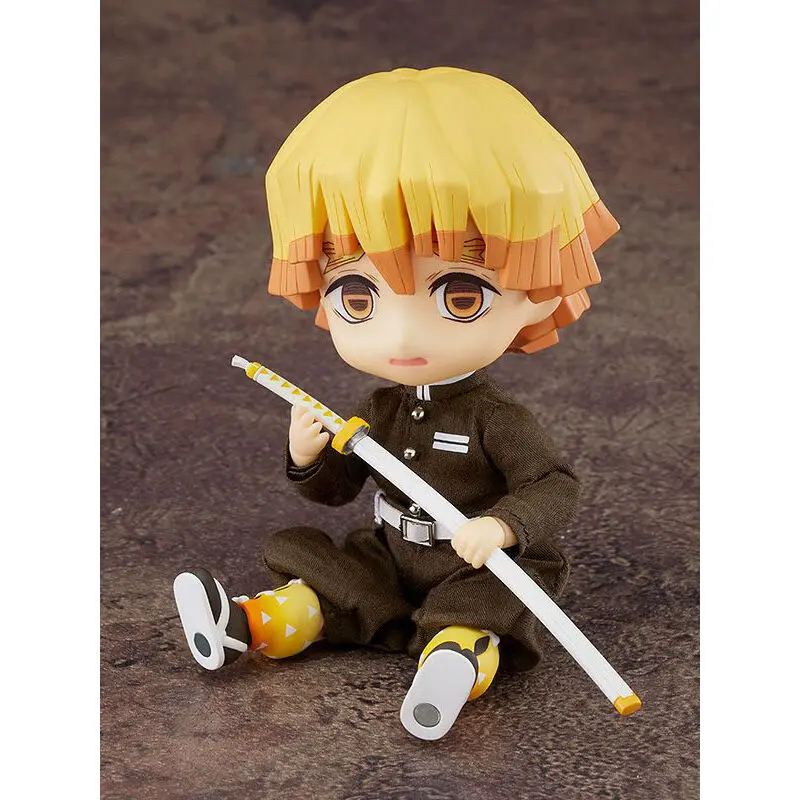 Demon Slayer: Kimetsu no Yaiba Nendoroid Doll akcijska figura Zenitsu Agatsuma 14 cm fotografija proizvoda