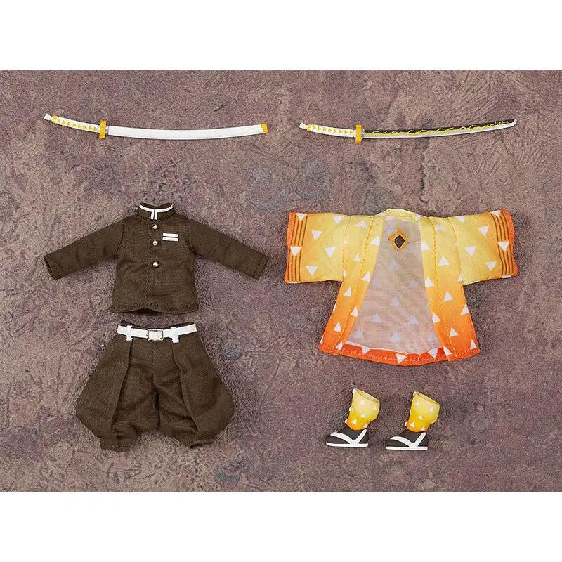 Demon Slayer: Kimetsu no Yaiba Nendoroid Doll akcijska figura Zenitsu Agatsuma 14 cm fotografija proizvoda