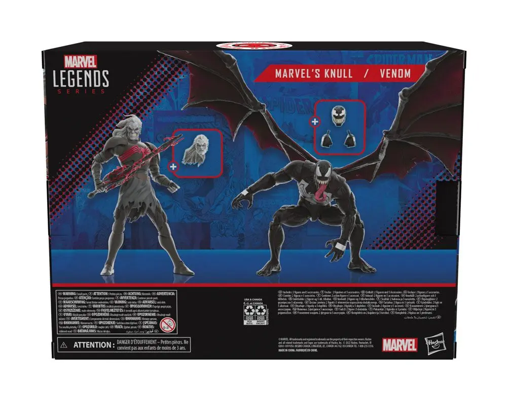 King in Black Marvel Legends akcijska figura 2-Pack 2022 Marvel's Knull & Venom 15 cm fotografija proizvoda