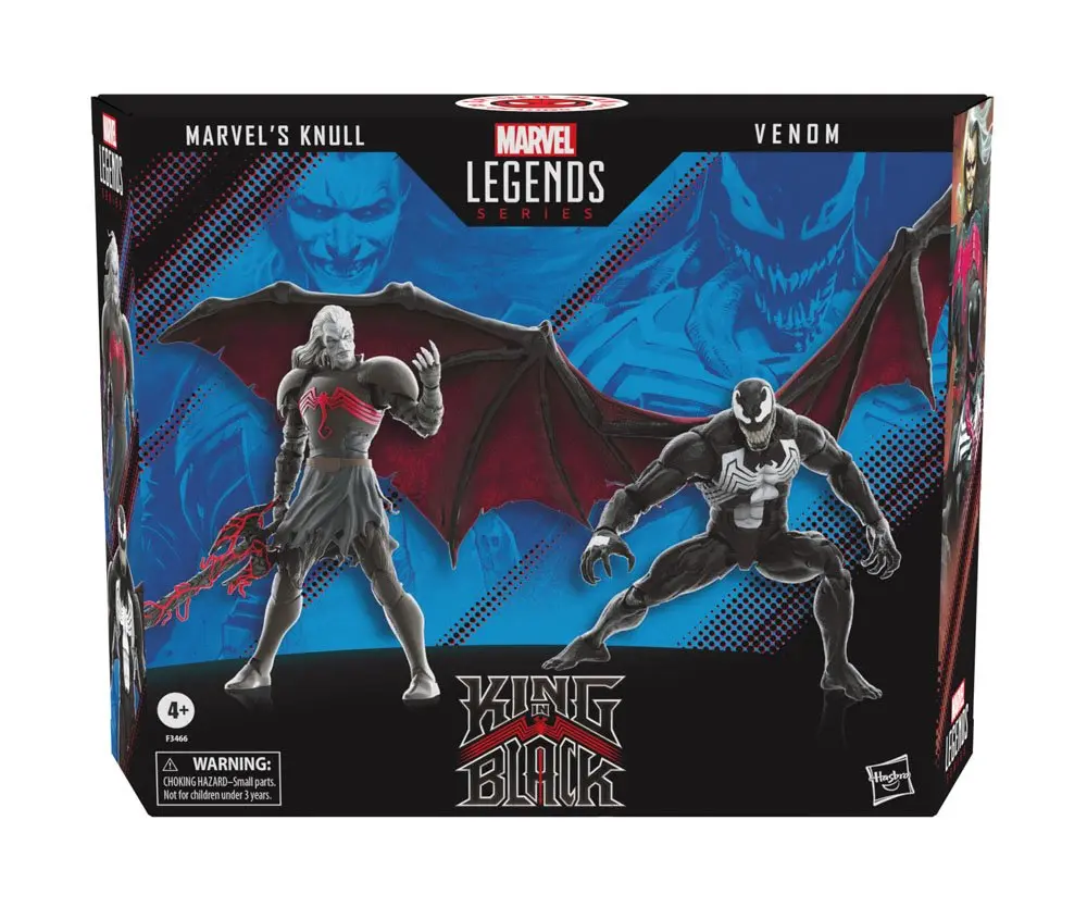 King in Black Marvel Legends akcijska figura 2-Pack 2022 Marvel's Knull & Venom 15 cm fotografija proizvoda