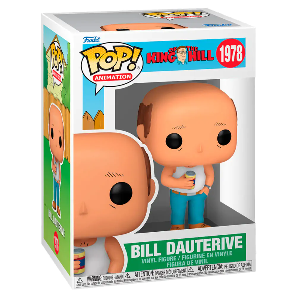 King of the Hill Funko POP! TV Vinyl Figure Bill Dauterive 9 cm figura od vinila fotografija proizvoda