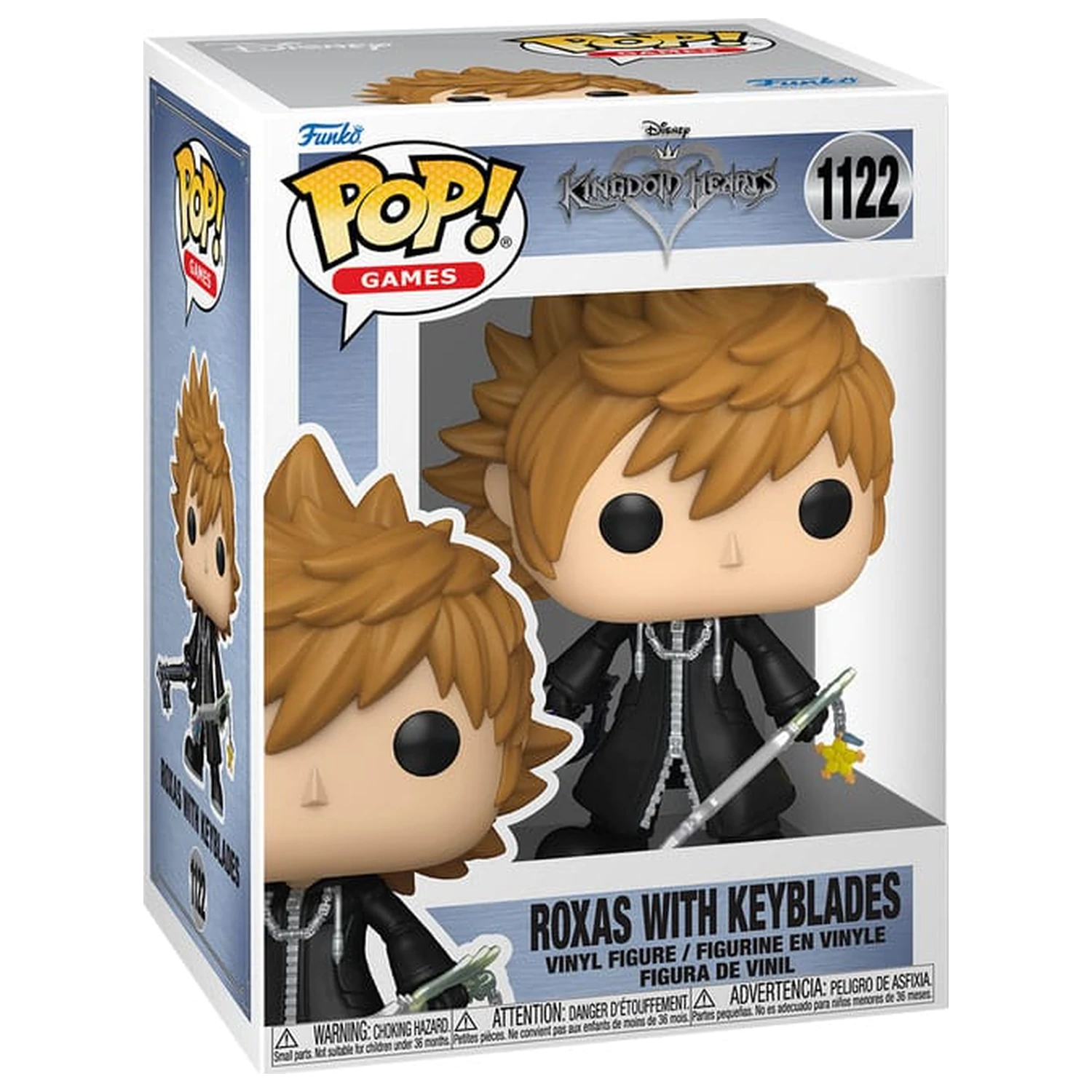 Kingdom Hearts Funko POP! Games Vinilna figura Roxas s Keyblades 9 cm fotografija proizvoda